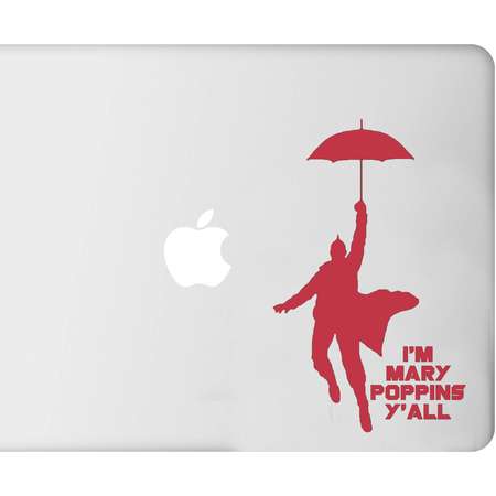 I'm Mary Poppins Y'all Guardians of the Galaxy Marvel- Decal - Car - Mac - Mug Free Shipping thumb