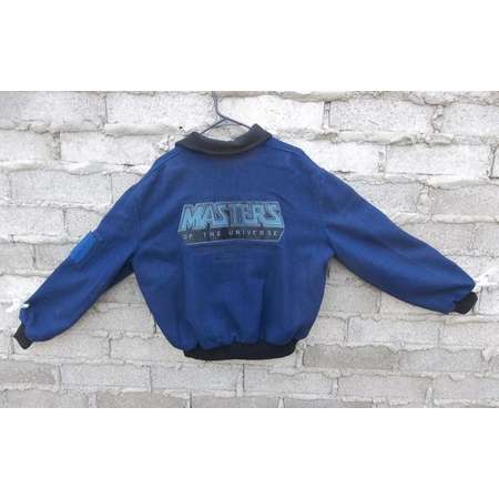 Vintage Film Jacket Crew Masters of the Universe Large Movie Memorabilia He-man vs Skeletor Motu Characters Mattel 1980s 80s Embroidered thumb