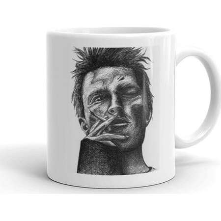 Jesse Pinkman Portrait Illustration Breaking Bad Fan Art Coffee Mug thumb