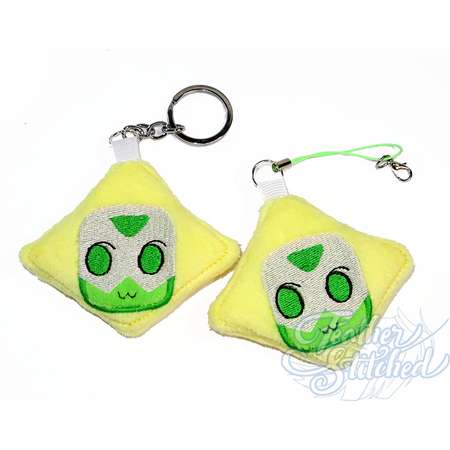 MADE TO ORDER- Peridot Soft Charm / Screen Cleaner Steven Universe thumb