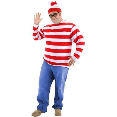 Where's Waldo Adult Plus Costume XXL thumb