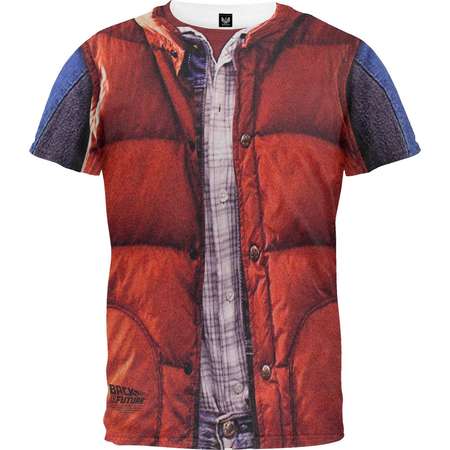 Back to the Future - McFly Vest All Over T-Shirt thumb