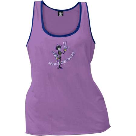 Edward Scissorhands - Cartoon Juniors Tank Top thumb