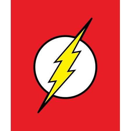 Crover DC Comics Justice League Superhero The Flash Lightning Logo Blanket thumb