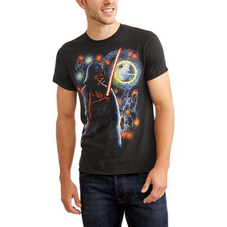 Star wars Men's darth Vader starry night graphic tee thumb