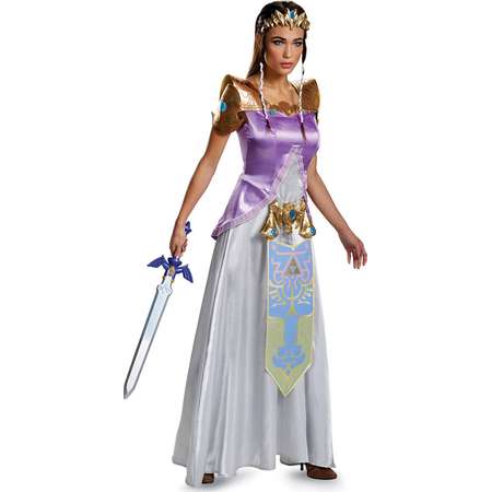 Legend of Zelda Princess Zelda Deluxe Women's Adult Halloween Costume thumb