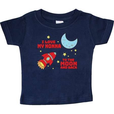 I Love My Nonna to the Moon and Back Baby T-Shirt thumb