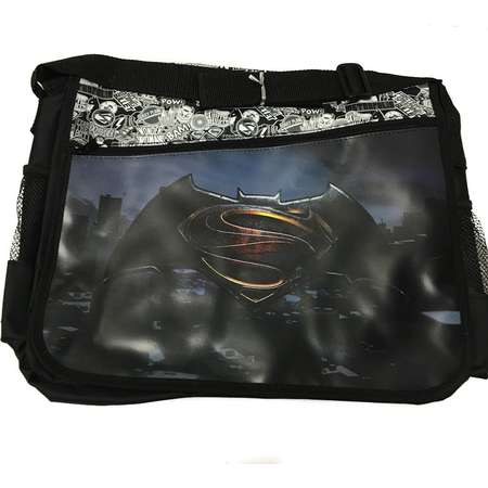 Dc Comics Batman V Superman 16" Large School Messenger Bag Backpack by S Shop thumb