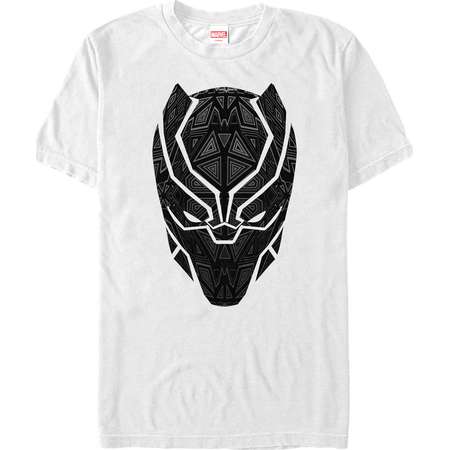 Marvel Men's Black Panther Ornate Mask T-Shirt thumb