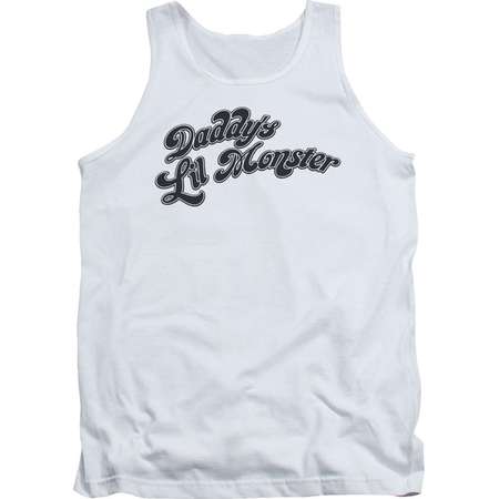Suicide Squad Men's  Daddys Lil Monster Mens Tank White thumb