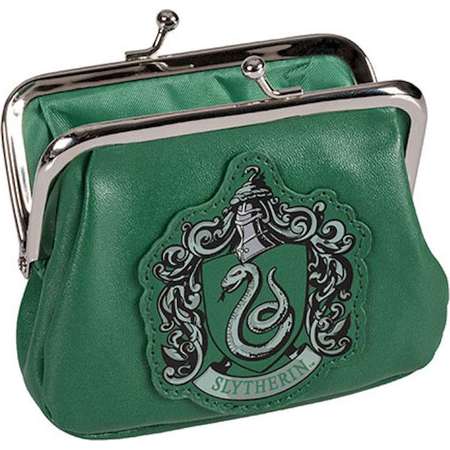 Universal Studios Harry Potter Crest Slytherin Coin Purse New With Tags thumb