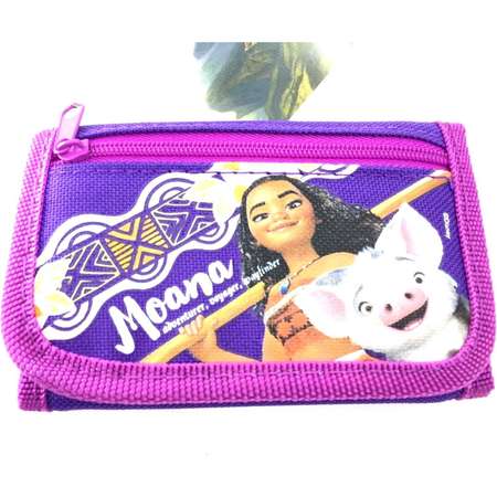 Party Favors Disney Moana Wallet-Passport Bag- String Sling Tote Bag Backpack (WALLET PURPLE)… thumb