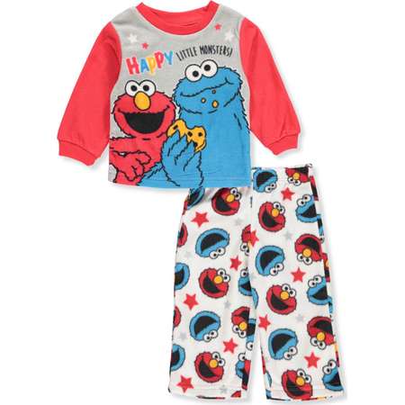 Sesame Street Baby Boys' 2-Piece Pajamas Featuring Elmo and Cookie Monster thumb