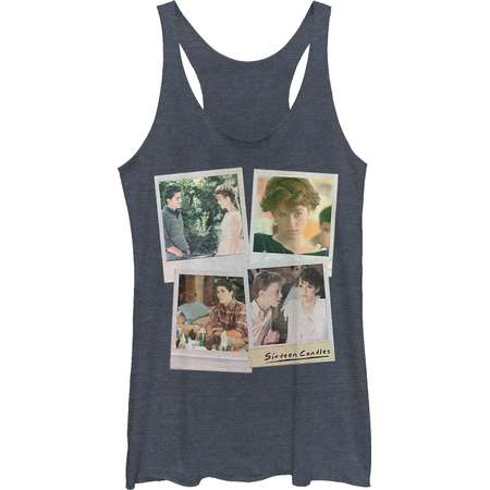 Sixteen Candles Women's Character Polaroids Racerback Tank Top thumb