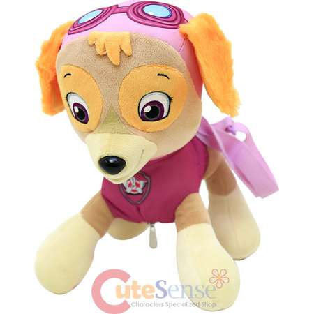 Paw Patrol Skye Plush Doll Backpack 14" Costume Bag Girls Dog Stuffed Toy thumb