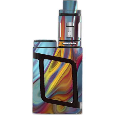 Skin Decal For Smok Al85 Alien Baby Kit Vape / Color Glass Opalescent Resin thumb