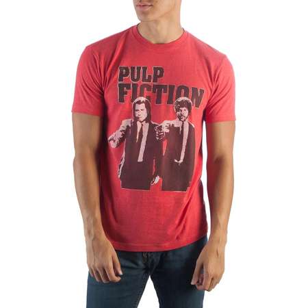 Pulp Fiction Red Heather T-Shirt -Small thumb