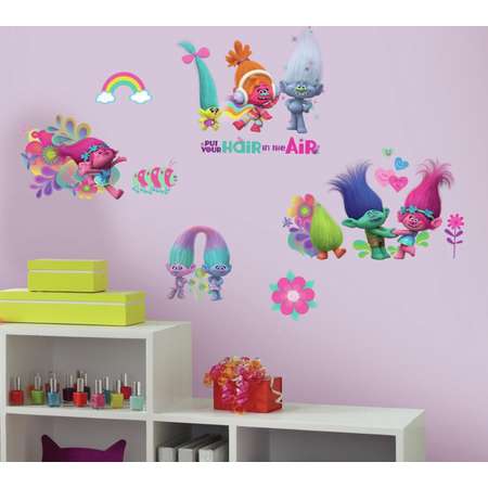 Trolls Movie Peel and Stick Wall Decals thumb