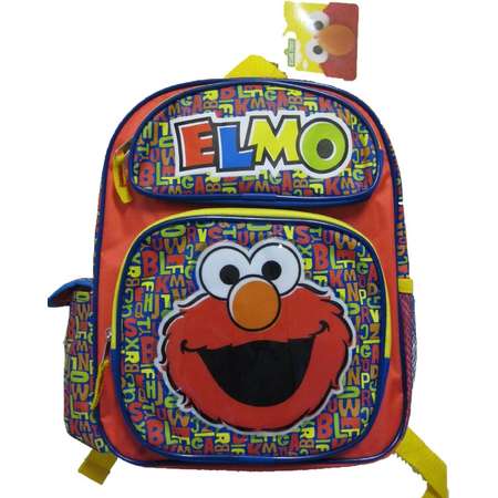 Small Backpack - Sesame Street - Elmo 12" School Bag New 097671 thumb