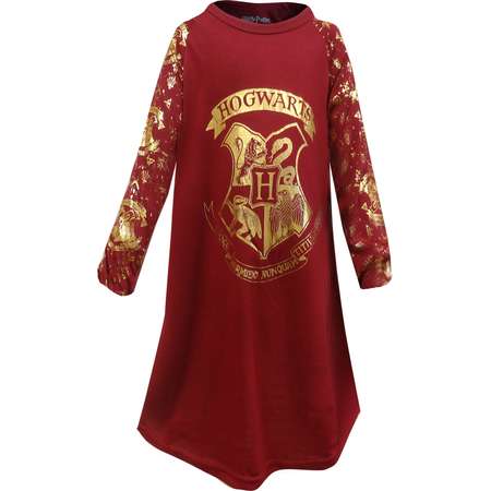 Harry Potter Hogwarts Crest Girls Nightgown thumb