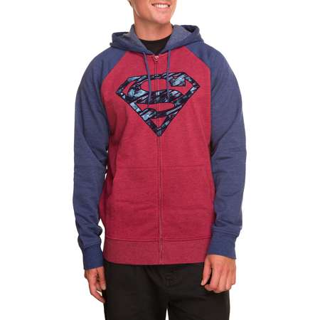 Superman Mens Hooded Fleece thumb