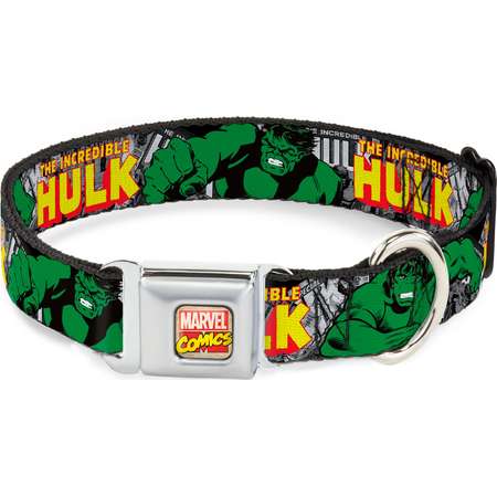 MARVEL COMICSDog Collar AVA-Marvel Comics - THE INCREDIBLE HULK Action Pet Collar thumb