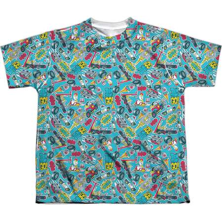 Teen Titans Go Men's Pattern Sublimation T-shirt White thumb