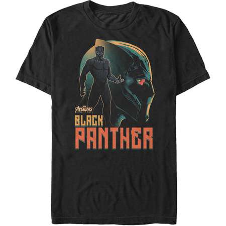 Marvel Men's Avengers: Infinity War Black Panther View T-Shirt thumb