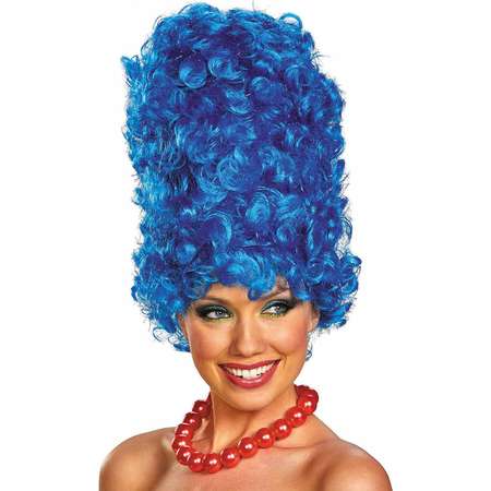 The Simpsons Marge Deluxe Glam Adult Wig Halloween Costume Accessory thumb