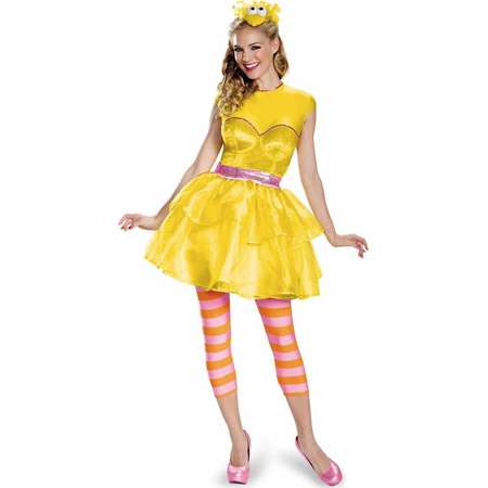 Sesame Street Big Bird Dress Women's Adult Halloween Costume thumb