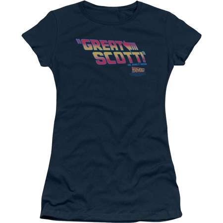 Back To The Future Great Scott Juniors Short Sleeve Shirt thumb