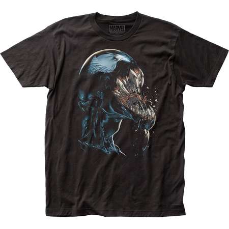 Venom Marvel Comics Comic Book Supervillain Scream Adult Fitted Jersey T-Shirt thumb