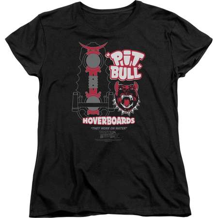 Back To The Future II Science Fiction Movie Pit Bull Women's T-Shirt Tee thumb