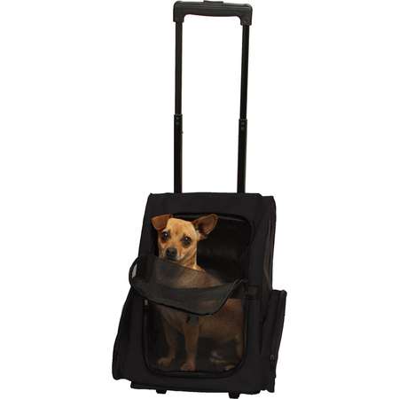 OxGord Rolling Backpack Easy Walk Travel Tote Pet Carrier, 2015 Design thumb
