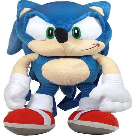 Sonic The Hedgehog 18" Plush Backpack thumb