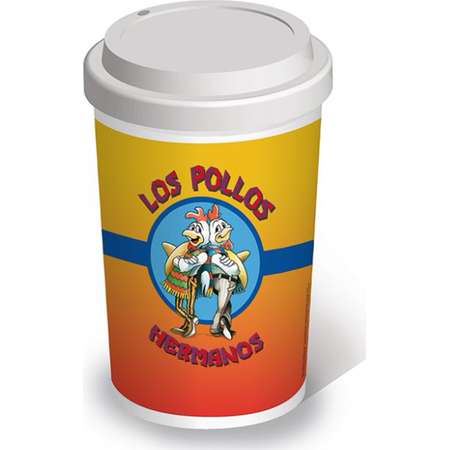 Breaking Bad - Ceramic Travel Mug / Cup (Los Pollos Hermanos) thumb