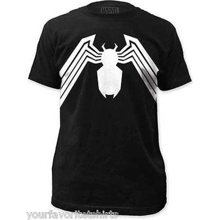 Venom Suit Symbol Costume Spider-man Marvel Comics Adult T Shirt thumb