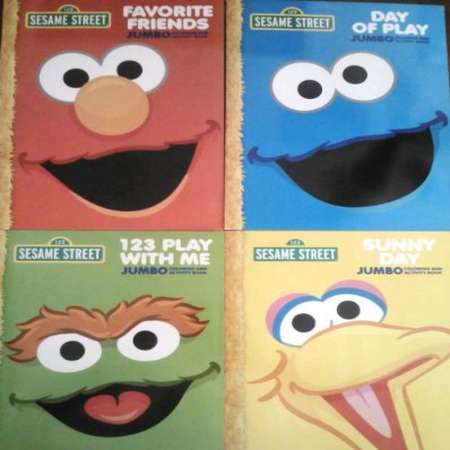Sesame Street (Set of 4) Coloring and Activity Book thumb