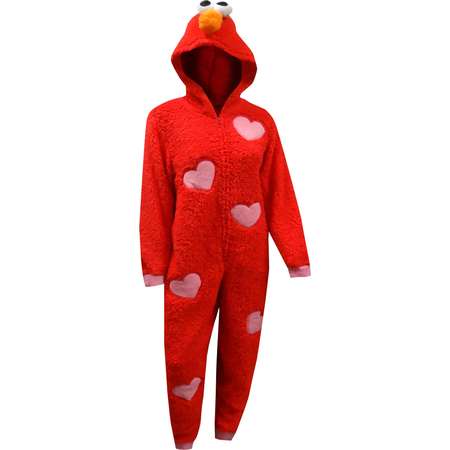 Sesame Street Elmo Plush One Piece Pajamas thumb