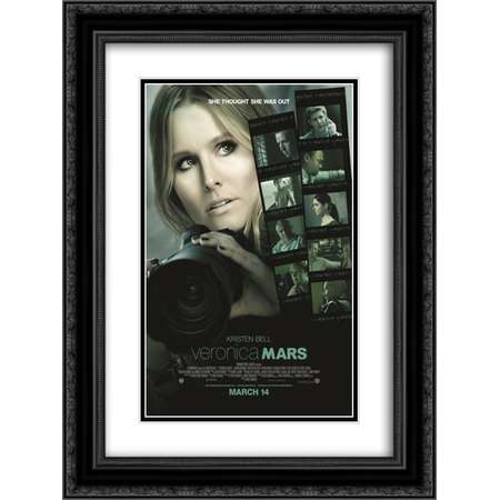 Veronica Mars 20x24 Double Matted Black Ornate Framed Movie Poster Art Print thumb