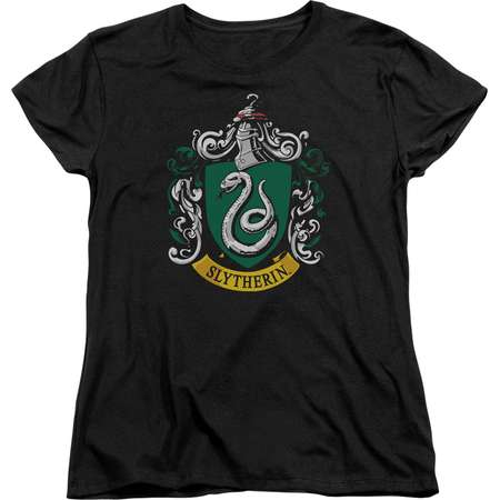 Harry Potter Slytherin Crest Womens Short Sleeve Shirt thumb