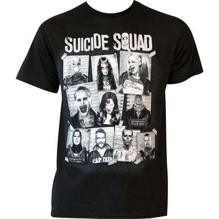 Suicide Squad Mugshot Tee Shirt thumb