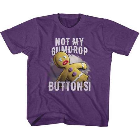 Shrek Movie Gumdrop Buttons Purple Heather Toddler Little Boys T-Shirt Tee thumb