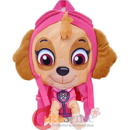 Paw Patrol Skye Plush Doll Backpack 14" Flat Plush Girls Costume Bag thumb