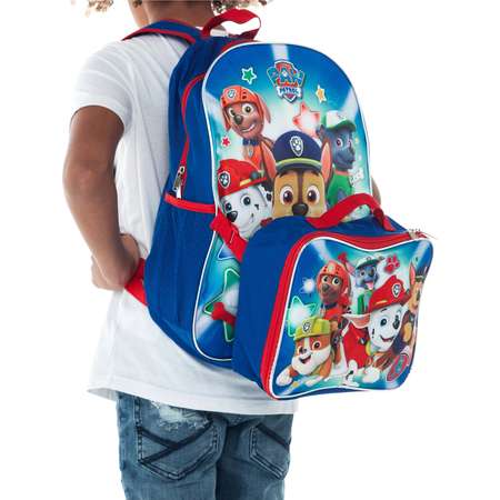 Boys Paw Patrol Large Backpack with Detachable Lunch bag thumb