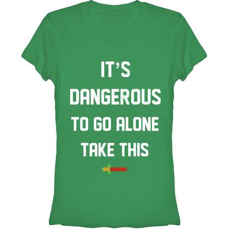 Nintendo Juniors' Legend of Zelda It's Dangerous T-Shirt thumb