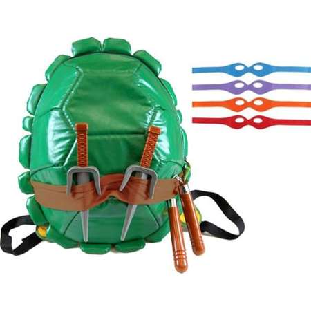 Teenage Mutant Ninja Turtles Shell Backpack W/Masks & Accessories thumb
