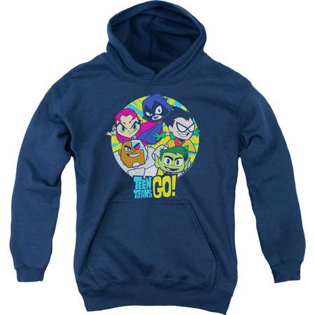 Teen Titans Go Go Go Group Big Boys Youth Pullover Hoodie thumb