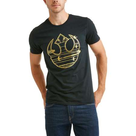 Star wars Men's gold rebel logo graphic tee thumb