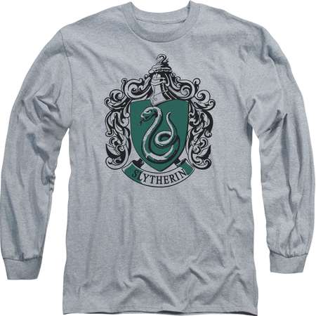 Harry Potter Slytherin Crest Mens Long Sleeve Shirt thumb